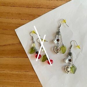 NEW dangle earrings duo !!